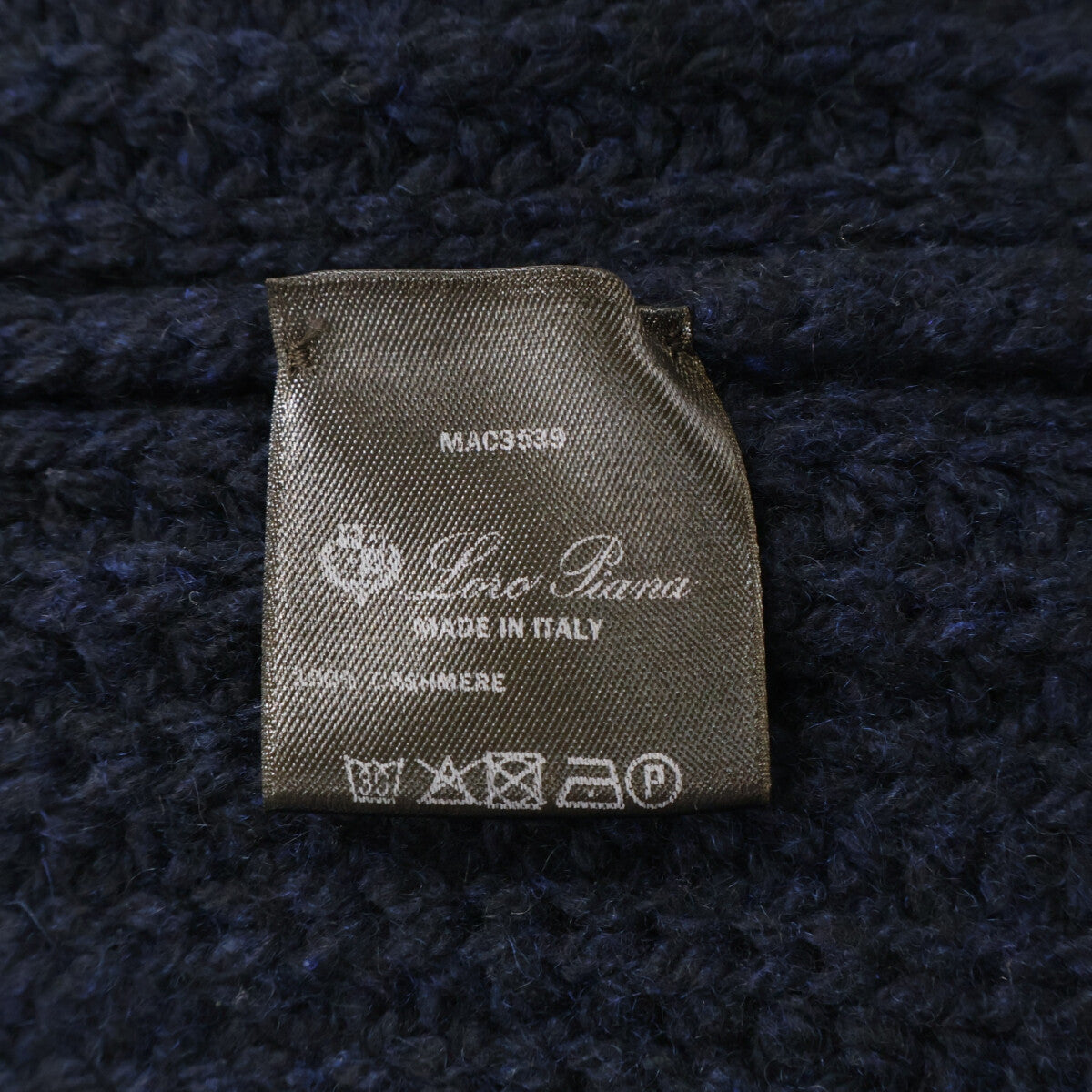 Loro Piana ロロピアーナ MAC3539 カシミヤ タートルネック ニットセーター トップス