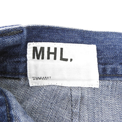 MHL. エムエイチエル ボタンフライ デニムパンツ ボトムス メンズ コットン インディゴ 31 ボトムス