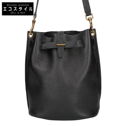 SAINT LAURENT PARIS サンローランパリ 727673 レザー ブークル バケットバッグ ショルダーバッグ