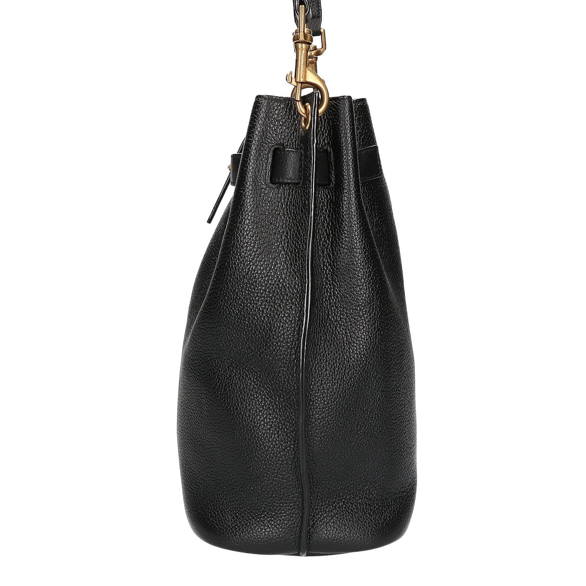 SAINT LAURENT PARIS サンローランパリ 727673 レザー ブークル バケットバッグ ショルダーバッグ