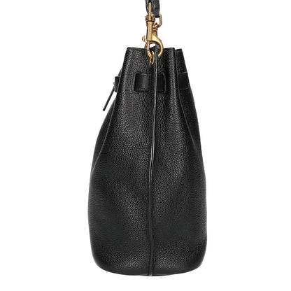 SAINT LAURENT PARIS サンローランパリ 727673 レザー ブークル バケットバッグ ショルダーバッグ