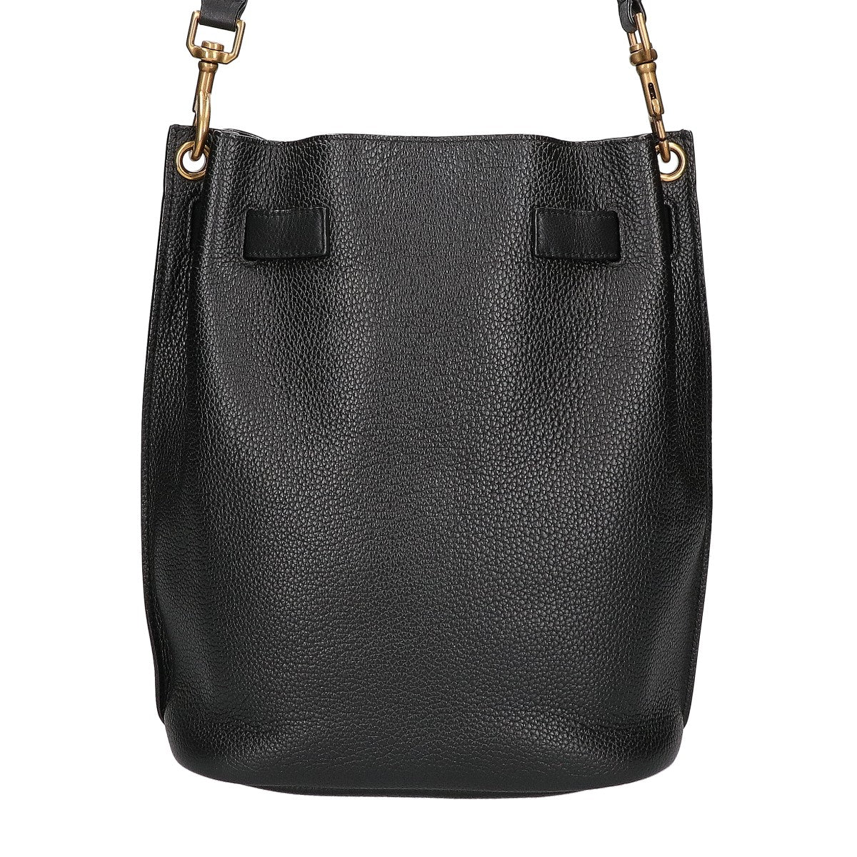 SAINT LAURENT PARIS サンローランパリ 727673 レザー ブークル バケットバッグ ショルダーバッグ