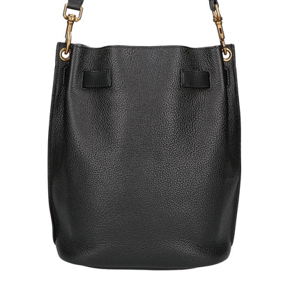 SAINT LAURENT PARIS サンローランパリ 727673 レザー ブークル バケットバッグ ショルダーバッグ