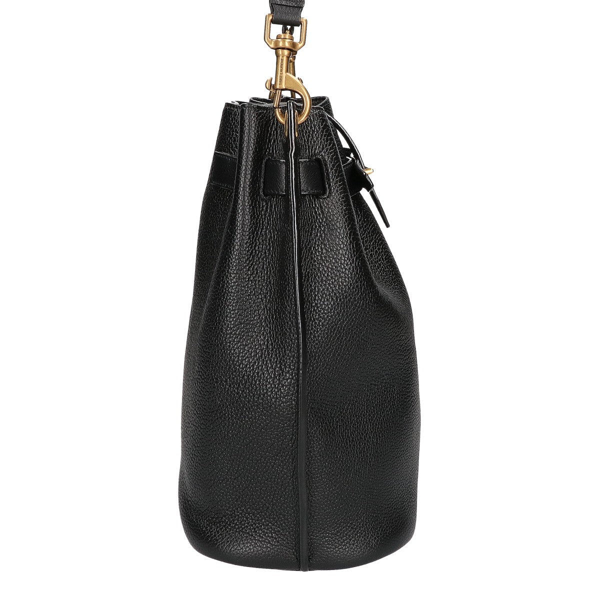 SAINT LAURENT PARIS サンローランパリ 727673 レザー ブークル バケットバッグ ショルダーバッグ
