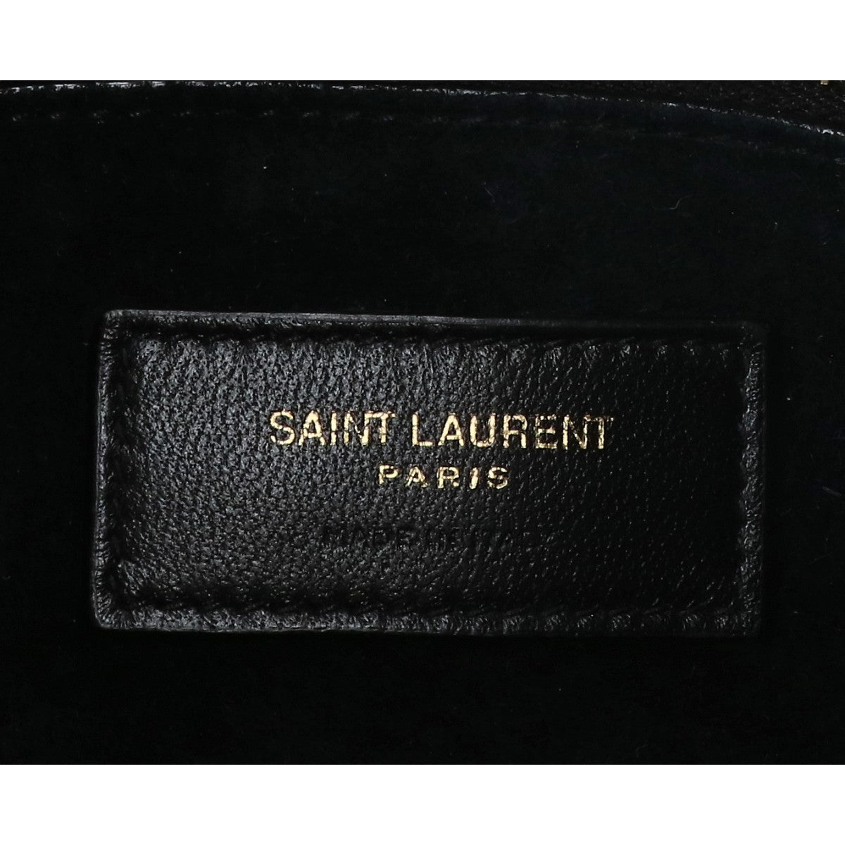 SAINT LAURENT PARIS サンローランパリ 727673 レザー ブークル バケットバッグ ショルダーバッグ