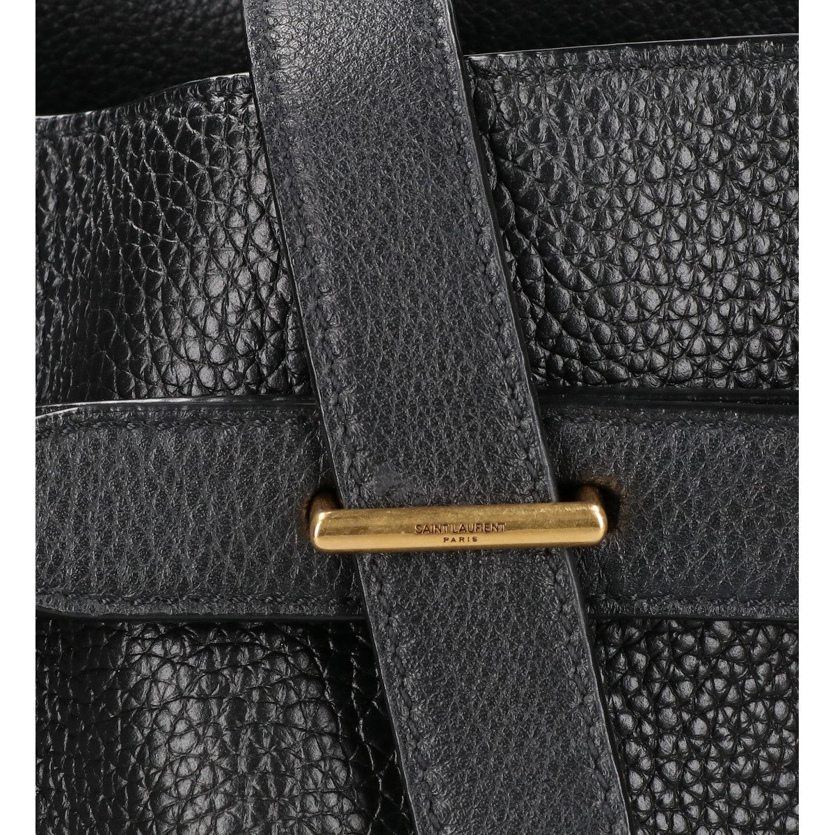SAINT LAURENT PARIS サンローランパリ 727673 レザー ブークル バケットバッグ ショルダーバッグ