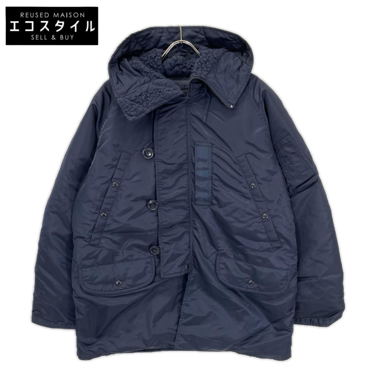 BEAMS+ ビームスプラス 38-18-0373-139 ネイビー MIL Type N-3B Down ミリタリーダウンジャケット ジャケット