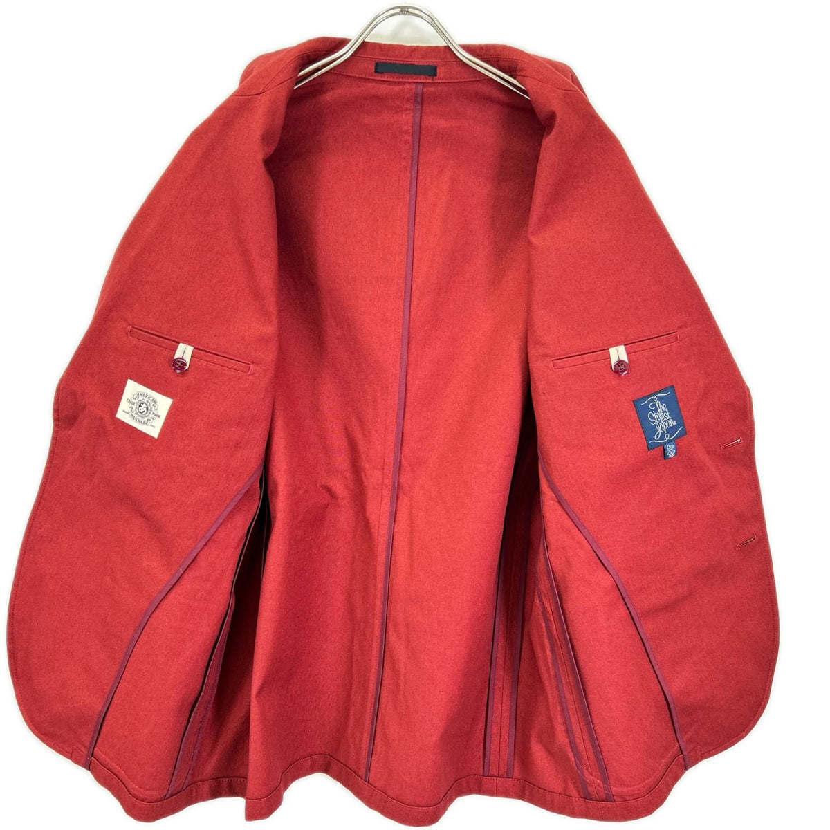 The Stylist Japan ザスタイリストジャパン 【×AMERICAN WANNABE】Limited COLOR REDORANGE HOPSACK JACKET/HOPSACK PANTS セットアップ スーツ セットアップ