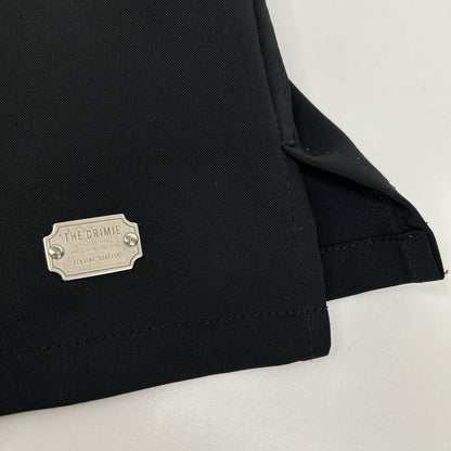 CRIMIE クライミー ブラック 天秤刺繍ツイルストレッチシャツ トップス