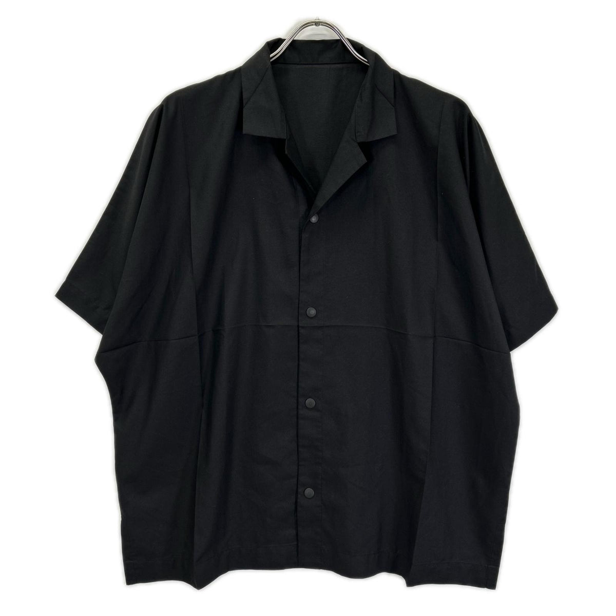 ISSEY MIYAKE MEN イッセイミヤケメン LA63FJ054 ブラック COMPACT SHIRT トップス