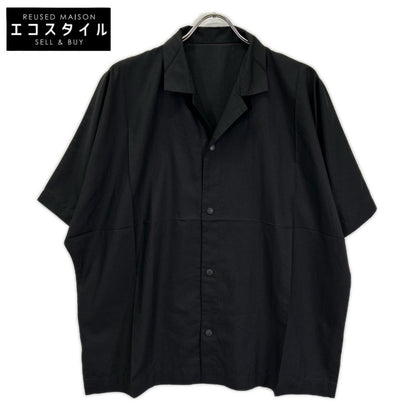 ISSEY MIYAKE MEN イッセイミヤケメン LA63FJ054 ブラック COMPACT SHIRT トップス