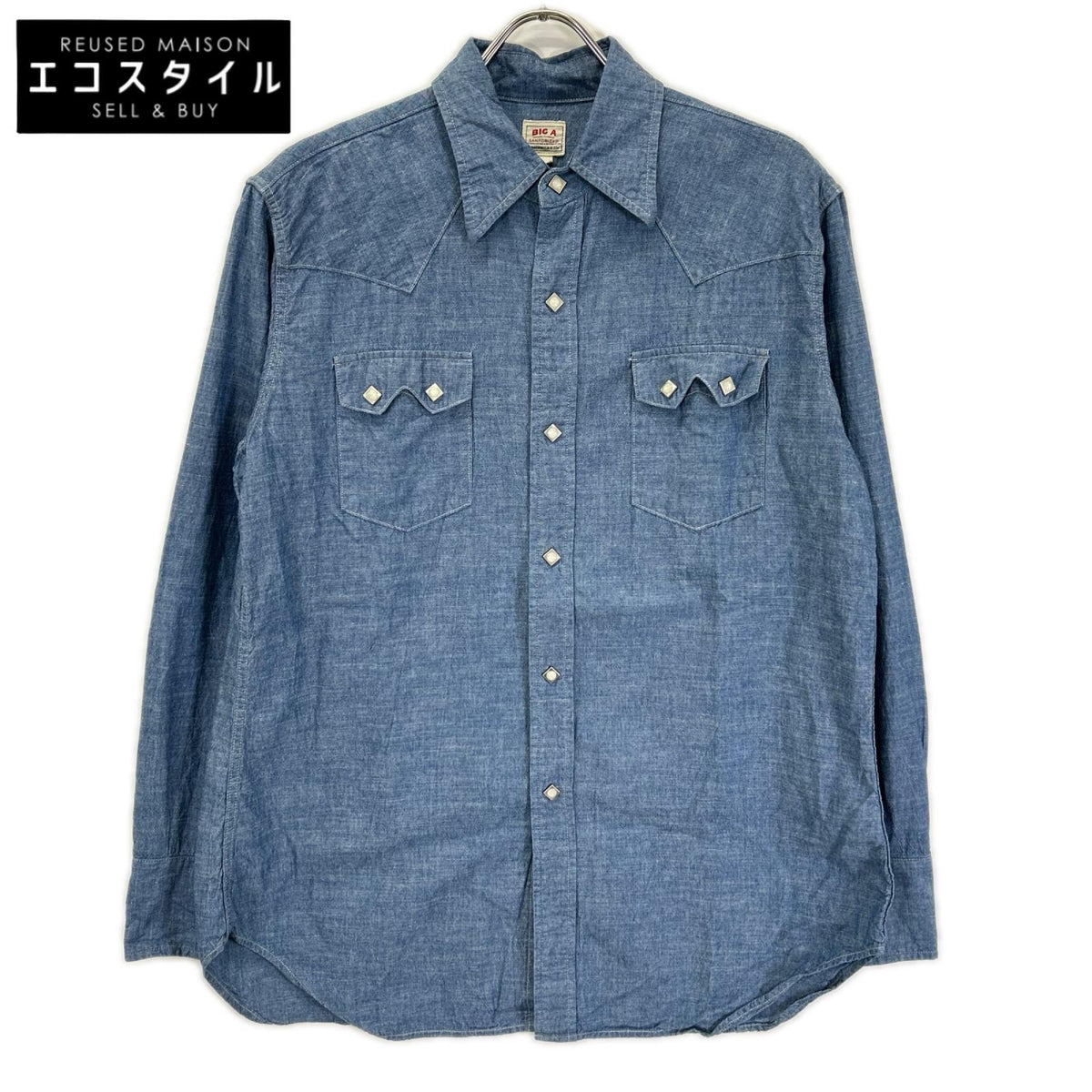 ANATOMICA アナトミカ 530-611-09 インディゴ HARRISON SHIRT CHAMBRAY ウエスタンシャツ トップス