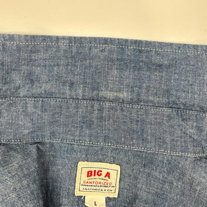 ANATOMICA アナトミカ 530-611-09 インディゴ HARRISON SHIRT CHAMBRAY ウエスタンシャツ トップス