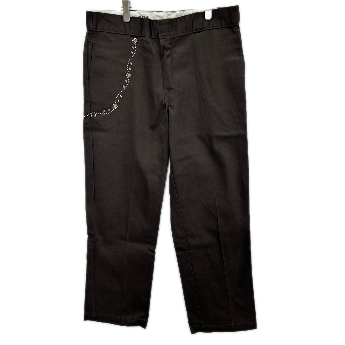 Dickies ディッキーズ 【×HTC】ブラウン 874 ウォレットチェーンスタッズ カスタムパンツ ボトムス