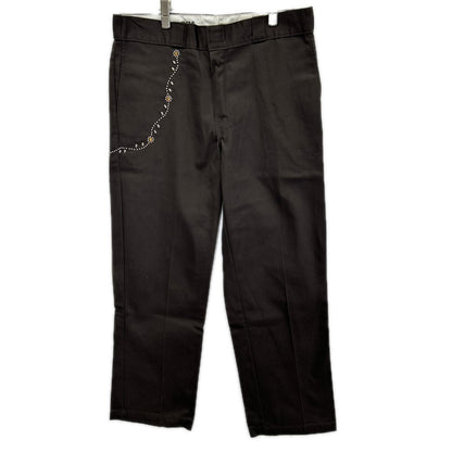 Dickies ディッキーズ 【×HTC】ブラウン 874 ウォレットチェーンスタッズ カスタムパンツ ボトムス