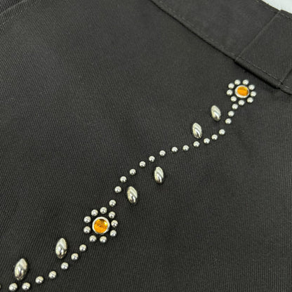 Dickies ディッキーズ 【×HTC】ブラウン 874 ウォレットチェーンスタッズ カスタムパンツ ボトムス