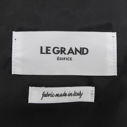 美品 Leopard BZ モノトーン ジップブルゾン メンズ ブラック アイボリー L ジャケット