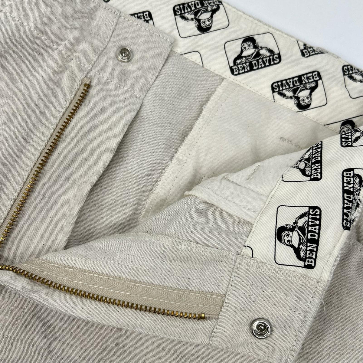BENDAVIS ベンデイビス 90周年記念モデル BDY-5667P アイボリー Cotton /Line Pants ボトムス