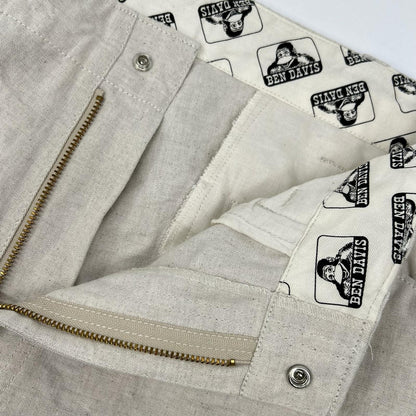 BENDAVIS ベンデイビス 90周年記念モデル BDY-5667P アイボリー Cotton /Line Pants ボトムス