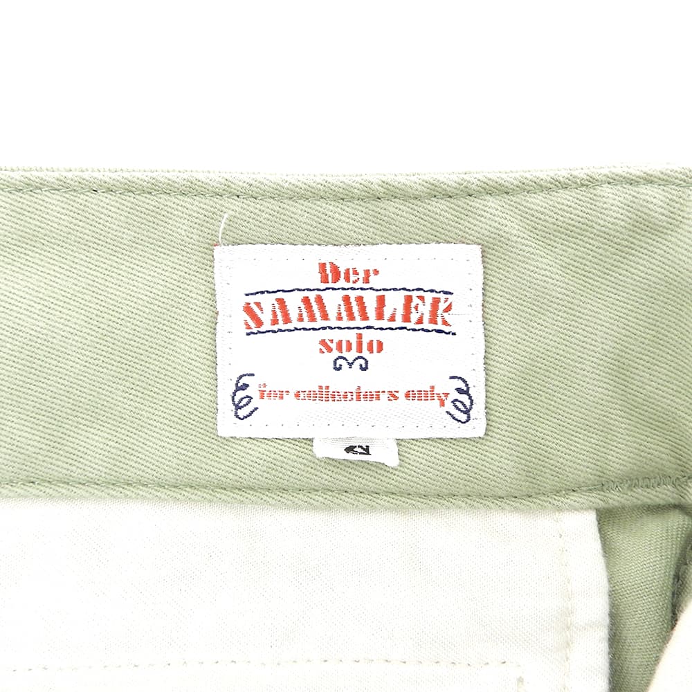 Der SAMMLER Solo ディアザムラーソロ THE THREE ROBBERS GOLDEN GATE PANTS ボトムス メンズ ライムグリーン S ボトムス