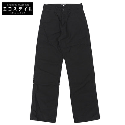 WEARMASTERS ウエアマスターズ モールスキン ボタンフライワイドパンツ ボトムス メンズ ブラック 34 ボトムス