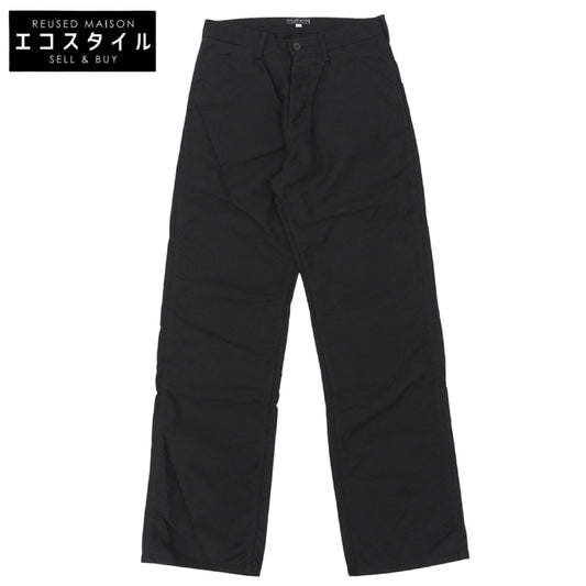 WEARMASTERS ウエアマスターズ モールスキン ボタンフライワイドパンツ ボトムス メンズ ブラック 34 ボトムス