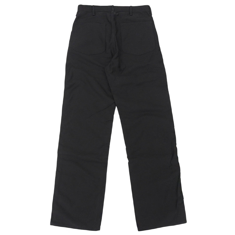 WEARMASTERS ウエアマスターズ モールスキン ボタンフライワイドパンツ ボトムス メンズ ブラック 34 ボトムス