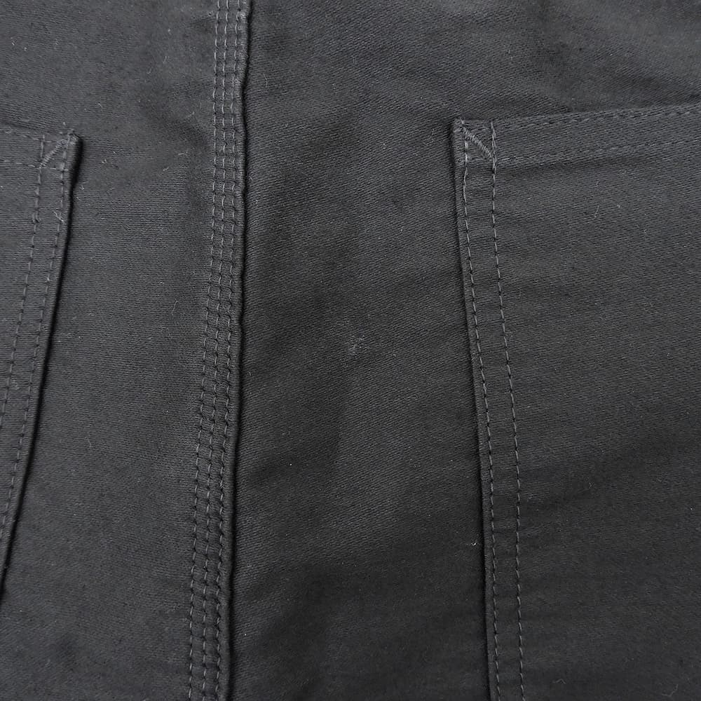 WEARMASTERS ウエアマスターズ モールスキン ボタンフライワイドパンツ ボトムス メンズ ブラック 34 ボトムス
