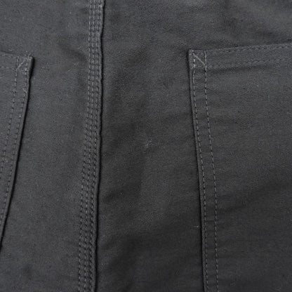 WEARMASTERS ウエアマスターズ モールスキン ボタンフライワイドパンツ ボトムス メンズ ブラック 34 ボトムス