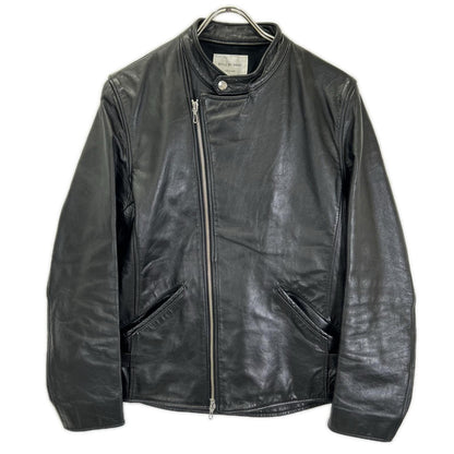 STILL BY HAND スティルバイハンド LE0183 ブラック セミシングルカウレザーライダース ジャケット