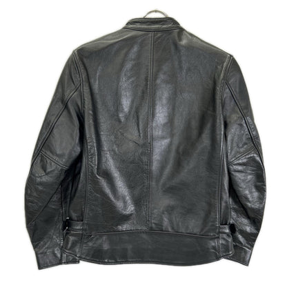 STILL BY HAND スティルバイハンド LE0183 ブラック セミシングルカウレザーライダース ジャケット