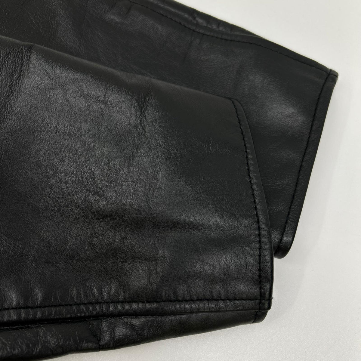STILL BY HAND スティルバイハンド LE0183 ブラック セミシングルカウレザーライダース ジャケット