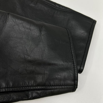 STILL BY HAND スティルバイハンド LE0183 ブラック セミシングルカウレザーライダース ジャケット