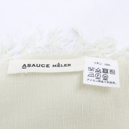 ASAUCE MELER アソースメレ 【美品】リネン 大判 ストール