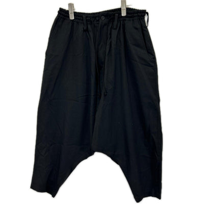 Yohji Yamamoto POUR HOMME ヨウジヤマモトプールオム HZ-P09-100 23SS ブラック ウール100 サルエルパンツ ボトムス