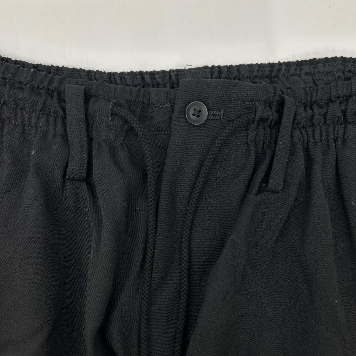 Yohji Yamamoto POUR HOMME ヨウジヤマモトプールオム HZ-P09-100 23SS ブラック ウール100 サルエルパンツ ボトムス