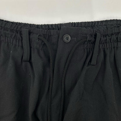 Yohji Yamamoto POUR HOMME ヨウジヤマモトプールオム HZ-P09-100 23SS ブラック ウール100 サルエルパンツ ボトムス