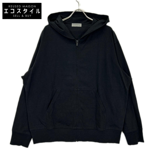 Yohji Yamamoto POUR HOMME ヨウジヤマモトプールオム HZ-T18-077 ブラック ジップアップフーディジャケット ジャケット