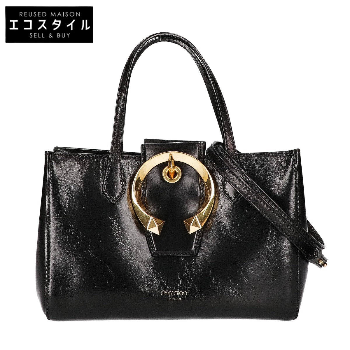 JIMMY CHOO ジミーチュウ 【美品】MADELINE マデリン 2WAYショルダー ハンドバッグ