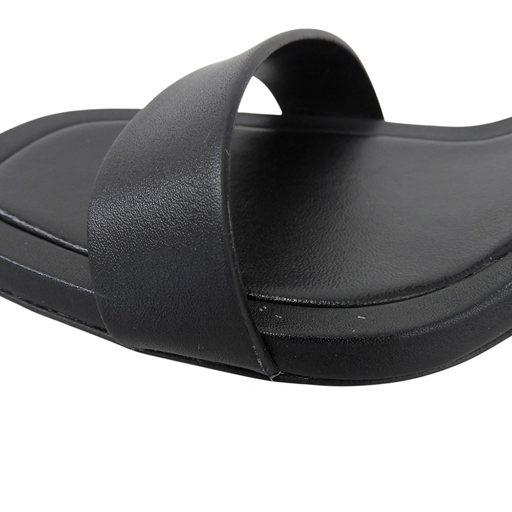 JIMMY CHOO ジミーチュウ 美品 HAWKE70 チャンキーヒール サンダル シューズ レディース ブラック×ゴールド金具 37 ブラック/ゴールド シューズ