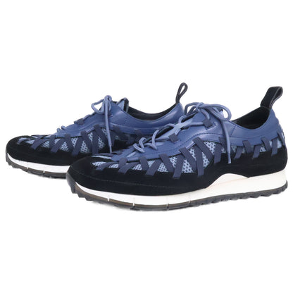 JIMMY CHOO ジミーチュウ 【美品】ZIZA レザー/スエード/ファブリック スニーカー シューズ