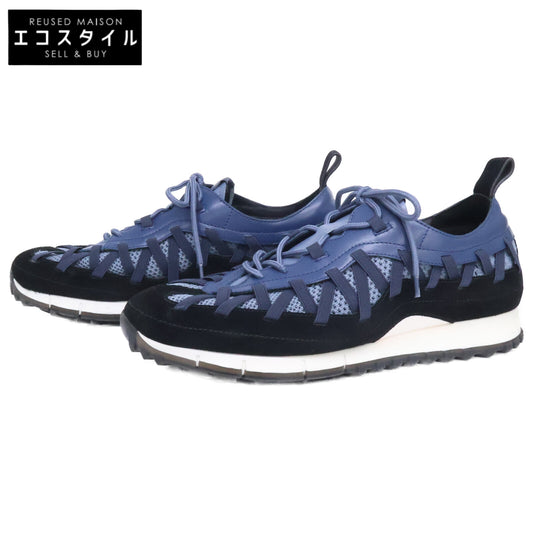 JIMMY CHOO ジミーチュウ 【美品】ZIZA レザー/スエード/ファブリック スニーカー シューズ