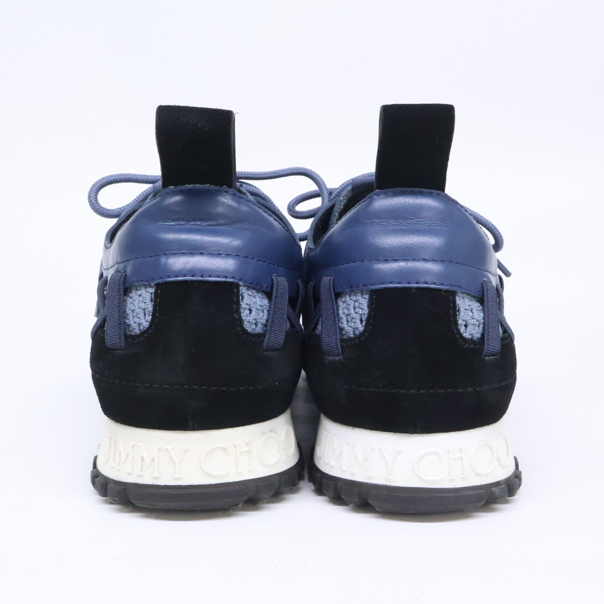 JIMMY CHOO ジミーチュウ 【美品】ZIZA レザー/スエード/ファブリック スニーカー シューズ