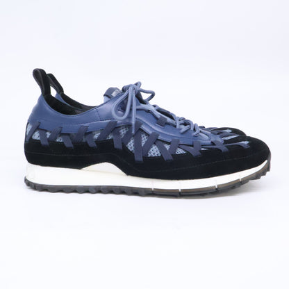 JIMMY CHOO ジミーチュウ 【美品】ZIZA レザー/スエード/ファブリック スニーカー シューズ