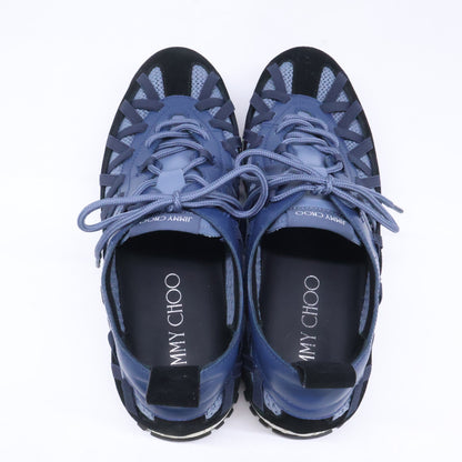 JIMMY CHOO ジミーチュウ 【美品】ZIZA レザー/スエード/ファブリック スニーカー シューズ