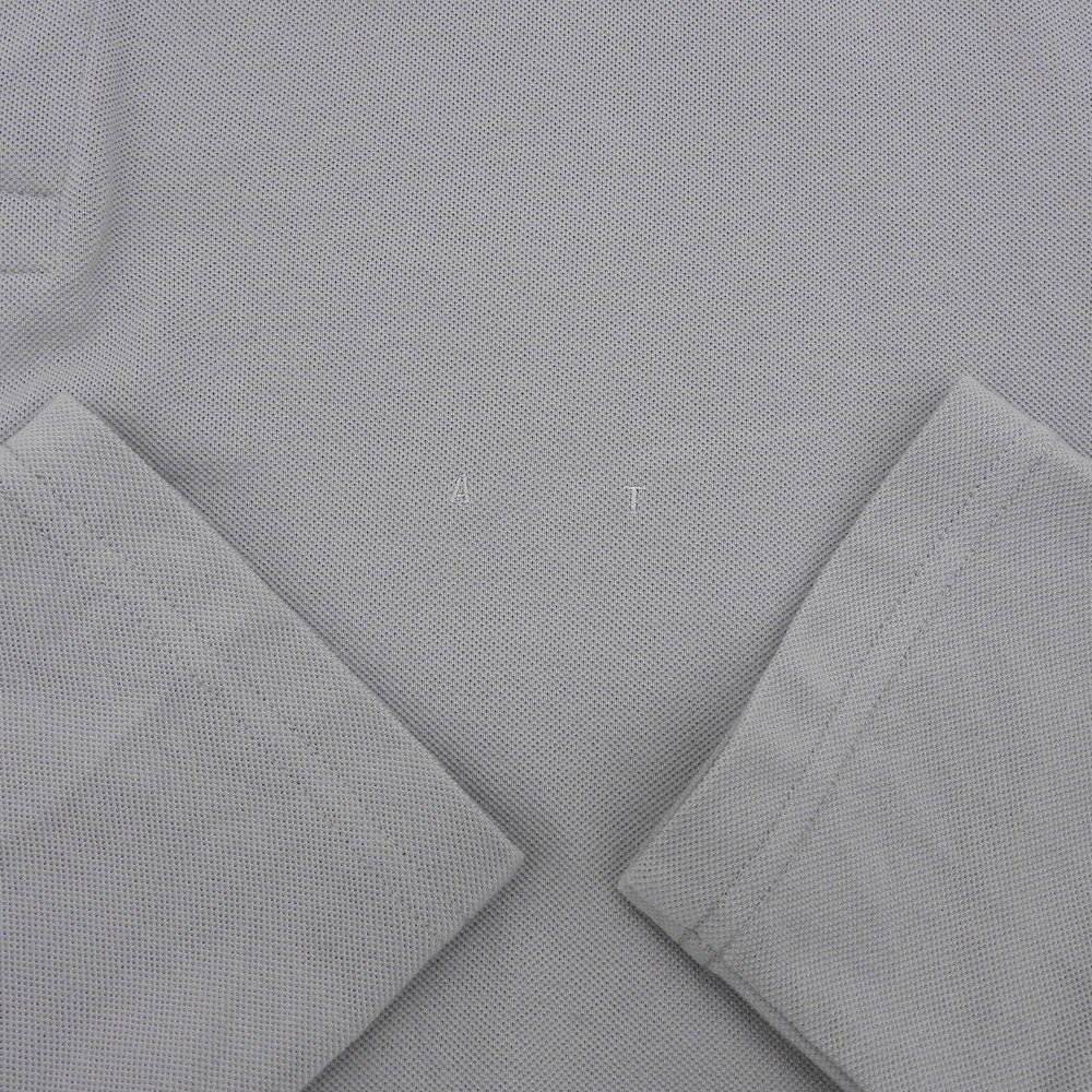 ATTACHMENT アタッチメント 美品 オーガニックコットン オリジナル鹿の子 ソフトピケ L/S ポロシャツ メンズ グレー 4 MCKZ0177086998 トップス