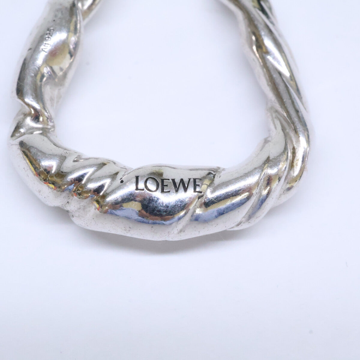 LOEWE ロエベ 925 ナパツイスト フープ ピアス