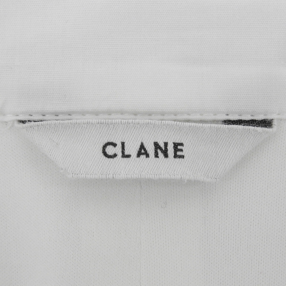 CLANE クラネ コットン ウエスト デザイン ボリューム ワンピース レディース 白 ホワイト 1 25SS ワンピース