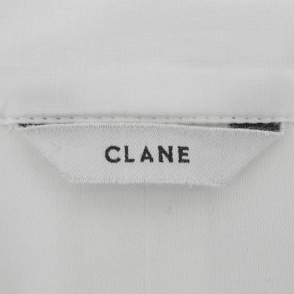 CLANE クラネ コットン ウエスト デザイン ボリューム ワンピース レディース 白 ホワイト 1 25SS ワンピース