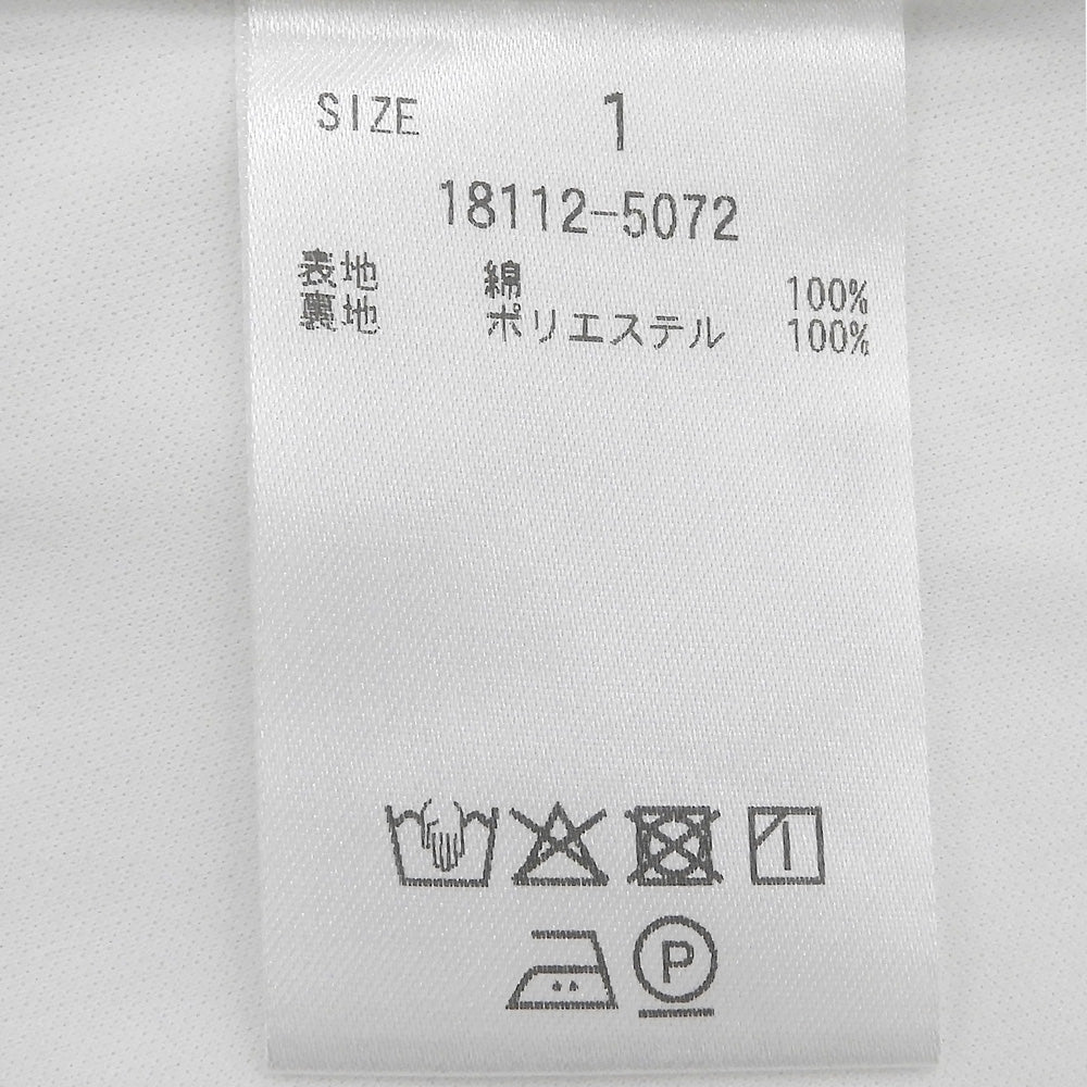 CLANE クラネ コットン ウエスト デザイン ボリューム ワンピース レディース 白 ホワイト 1 25SS ワンピース